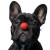 Black French Bulldog V2 Vinyl Car Decal Sticker – Waterproof & UV-Resistant 3.4133333333333336"