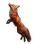 Leaping Fox Vinyl Car Decal Sticker – Waterproof & UV-Resistant 8.213333333333333"