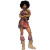 Afrofuturism Stylized Portrait Vinyl Car Decal Sticker – Waterproof & UV-Resistant 6.826666666666667"