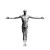Vitruvian Silhouette Vinyl Car Decal Sticker – Waterproof & UV-Resistant 3.4133333333333336"
