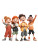 Kids Playing Joyfully V3 Vinyl Car Decal Sticker – Waterproof & UV-Resistant 8.213333333333333"