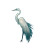 Elegant White Egret Vinyl Car Decal Sticker – Waterproof & UV-Resistant 8.0"