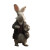 Melancholic Timekeeper Rabbit Vinyl Car Decal Sticker – Waterproof & UV-Resistant 6.826666666666667"