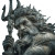 Poseidon With Trident V5 Vinyl Car Decal Sticker – Waterproof & UV-Resistant 3.4133333333333336"