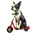 Scooting Terrier Vinyl Car Decal Sticker – Waterproof & UV-Resistant 3.4133333333333336"