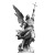 Triumphant Angel V2 Vinyl Car Decal Sticker – Waterproof & UV-Resistant 3.4133333333333336"