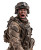 Distressed Soldier Screaming Vinyl Car Decal Sticker – Waterproof & UV-Resistant 8.0"