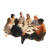 Dinner Gathering Vinyl Car Decal Sticker – Waterproof & UV-Resistant 3.4133333333333336"