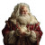 Santa Claus Magic Vinyl Car Decal Sticker – Waterproof & UV-Resistant 3.4133333333333336"