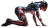 Cyborg Flag Dance V2 Vinyl Car Decal Sticker – Waterproof & UV-Resistant 2.72"