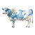 Whimsical Watercolour Cow Vinyl Car Decal Sticker – Waterproof & UV-Resistant 3.4133333333333336"