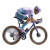 Hyperrealistic Cyclist Vinyl Car Decal Sticker – Waterproof & UV-Resistant 3.4133333333333336"