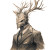 Civilized Wendigo Vinyl Car Decal Sticker – Waterproof & UV-Resistant 3.4133333333333336"