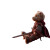 Warrior Teddy Bear Vinyl Car Decal Sticker – Waterproof & UV-Resistant 3.4133333333333336"