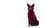 Red Dog Vinyl Car Decal Sticker – Waterproof & UV-Resistant 2.72"