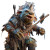 Goblin Barbarian V3 Vinyl Car Decal Sticker – Waterproof & UV-Resistant 3.4133333333333336"
