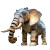 Giant Elephant Puppet Vinyl Car Decal Sticker – Waterproof & UV-Resistant 3.4133333333333336"