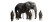 Blind Men Elephant Vinyl Car Decal Sticker – Waterproof & UV-Resistant 2.453333333333333"