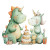 Dinosaur Birthday Party Vinyl Car Decal Sticker – Waterproof & UV-Resistant 3.4133333333333336"