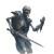 Angry Skeleton Warrior Vinyl Car Decal Sticker – Waterproof & UV-Resistant 3.4133333333333336"