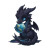 Cute Dragon Emote Vinyl Car Decal Sticker – Waterproof & UV-Resistant 3.4133333333333336"