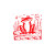 Vintage Frog Stamp Vinyl Car Decal Sticker – Waterproof & UV-Resistant 3.4133333333333336"