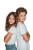 Smiling Duo Vinyl Car Decal Sticker – Waterproof & UV-Resistant 4.4