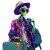 Alien Disney Tourist Vinyl Car Decal Sticker – Waterproof & UV-Resistant 6.826666666666667"
