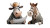 Office Animal Duo Vinyl Car Decal Sticker – Waterproof & UV-Resistant 5.4