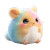 Kawaii Fluffy Mascot Vinyl Car Decal Sticker – Waterproof & UV-Resistant 3.4133333333333336"