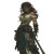 Pirate Captain Giantess Vinyl Car Decal Sticker – Waterproof & UV-Resistant 6.826666666666667"