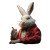 Arrogant Easter Bunny Vinyl Car Decal Sticker – Waterproof & UV-Resistant 3.4133333333333336"