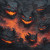 Lava Demons Vinyl Car Decal Sticker – Waterproof & UV-Resistant 3.4133333333333336"
