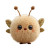 Fluffy Dandelion Character Vinyl Car Decal Sticker – Waterproof & UV-Resistant 3.4133333333333336"