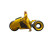 Futuristic Motorcycle Scene Vinyl Car Decal Sticker – Waterproof & UV-Resistant 6.1866666666666665"
