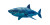 Shark Painting Vinyl Car Decal Sticker – Waterproof & UV-Resistant 2.56"