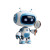 Cute Repair Robot Vinyl Car Decal Sticker – Waterproof & UV-Resistant 3.4133333333333336"