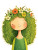 Green-Haired Girl V8 Vinyl Car Decal Sticker – Waterproof & UV-Resistant 4.1066666666666665"