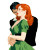 Vintage Couple Embrace V2 Vinyl Car Decal Sticker – Waterproof & UV-Resistant 4.0"