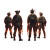 Silhouetted Soldiers Vinyl Car Decal Sticker – Waterproof & UV-Resistant 6.826666666666667"