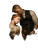 Artistic Fusion Couple Vinyl Car Decal Sticker – Waterproof & UV-Resistant 4.1066666666666665"