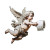 Flying Cherub Painting Vinyl Car Decal Sticker – Waterproof & UV-Resistant 3.4133333333333336"