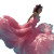 Pink Gown Diver Vinyl Car Decal Sticker – Waterproof & UV-Resistant 3.4133333333333336"