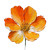 Orange Flower Clock Vinyl Car Decal Sticker – Waterproof & UV-Resistant 6.826666666666667"