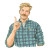 Happy German Man V2 Vinyl Car Decal Sticker – Waterproof & UV-Resistant 3.4133333333333336"