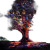 Dark Tree Front Vinyl Car Decal Sticker – Waterproof & UV-Resistant 3.4133333333333336"