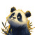 Panda V8 Vinyl Car Decal Sticker – Waterproof & UV-Resistant 3.4133333333333336"