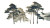 Vintage Pine Trees V2 Vinyl Car Decal Sticker – Waterproof & UV-Resistant 5.4
