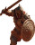 Armored Warrior Roaring Vinyl Car Decal Sticker – Waterproof & UV-Resistant 4.16"