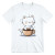 Cat Coffee Tee Vinyl Car Decal Sticker – Waterproof & UV-Resistant 6.826666666666667"